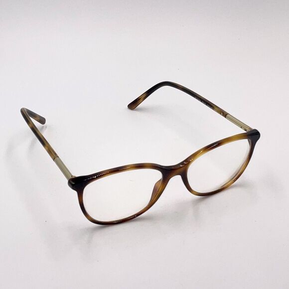 Burberry B2128 3316 Dark Havana Eyeglass Frames Made in Italy 52-16-140 - Picture 2 of 11